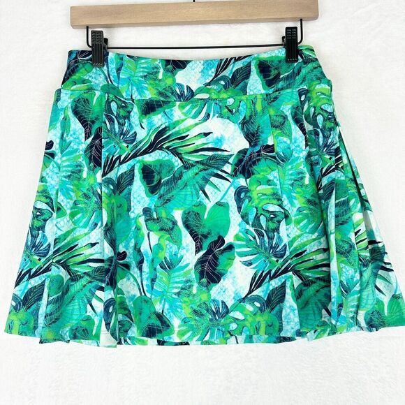 Tommy Bahama Golf Skort Azure Lagoon Size Medium Tennis Pickleball Tropical - Picture 1 of 6